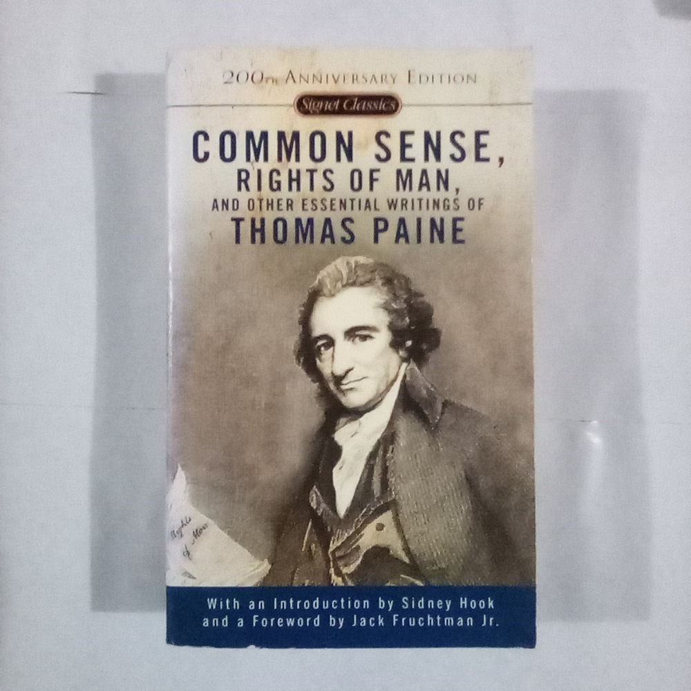 Thomas Paine Common Sense Book